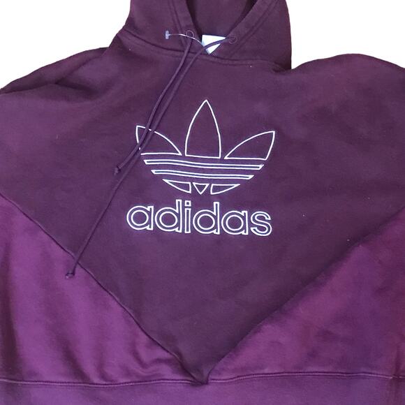 Adidas Crop Hoodie size Medium - Picture 2 of 4